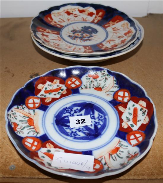 Imari plates